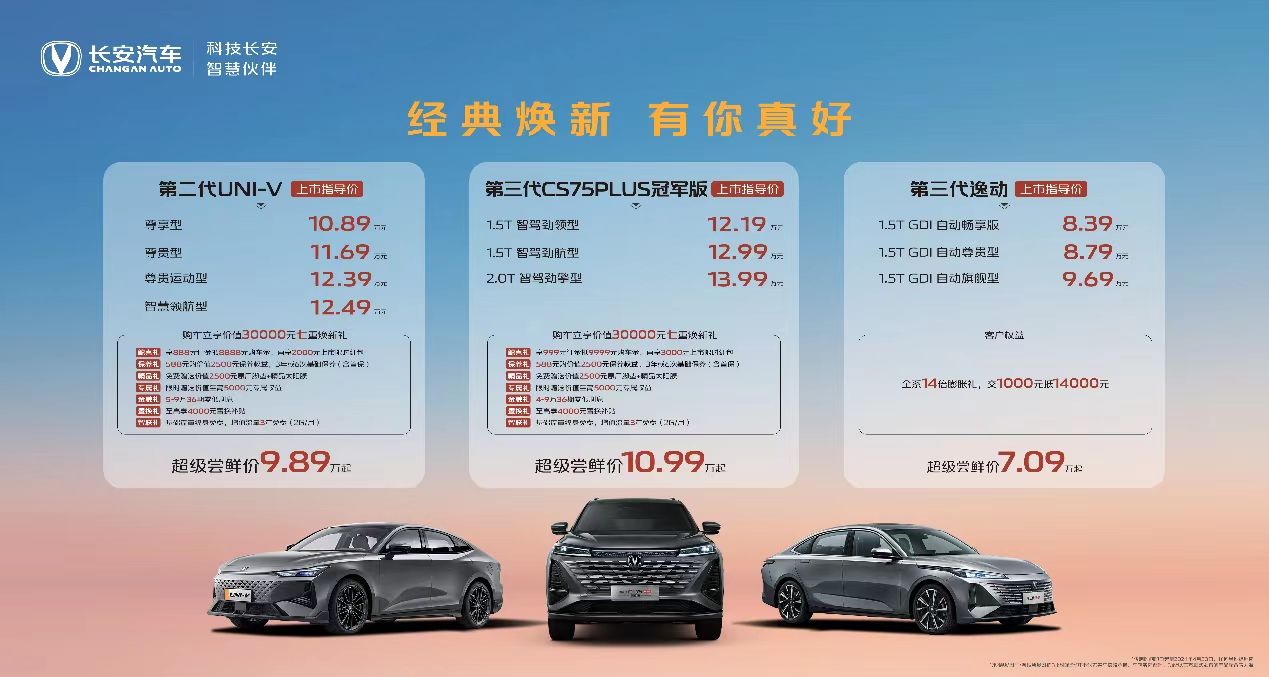 长安汽车凭什么获得2500万用户支持？三款上市新车给你答案
