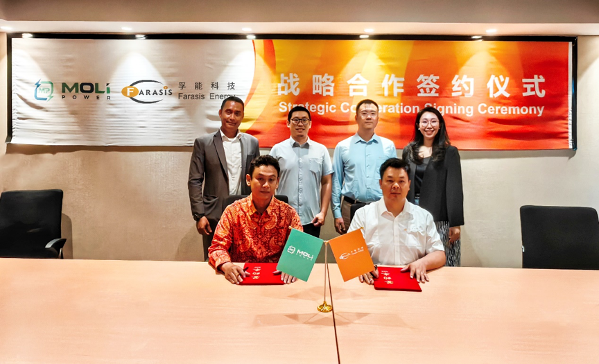 孚能科技与东南亚换电运营商Moli Power 签署战略合作协议