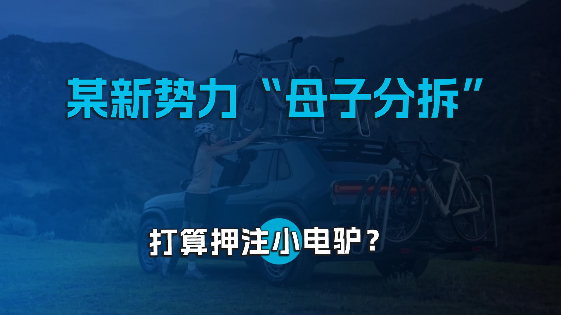 某新势力“母子分拆”，打算押注小电驴？