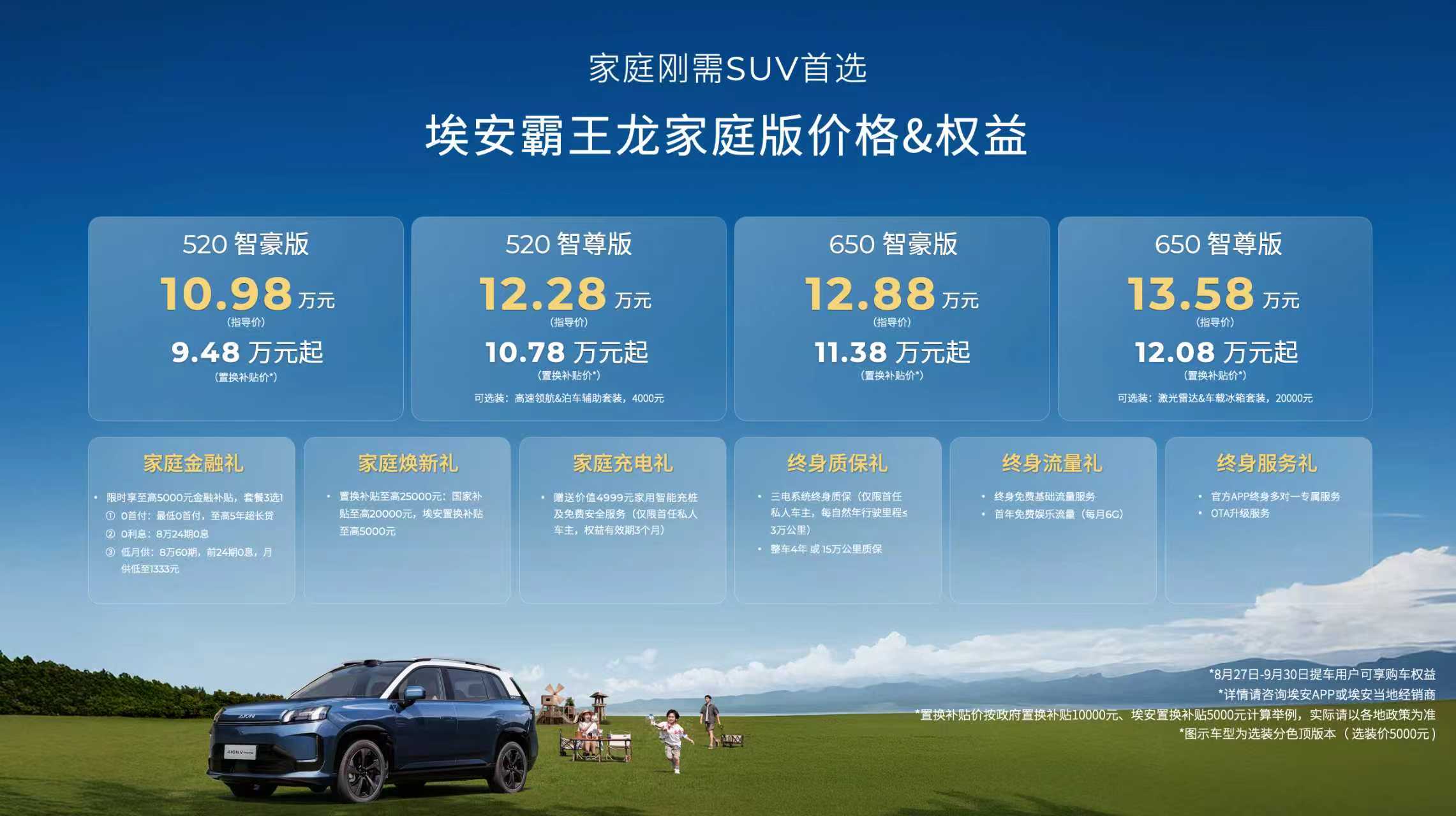A级纯电SUV市场也要卷“家用”,广汽埃安霸王龙家庭版正式上市