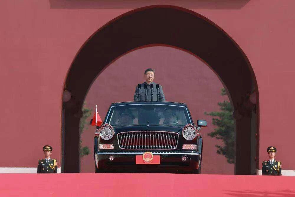 阅兵中的中国车,争夺长安街一号位