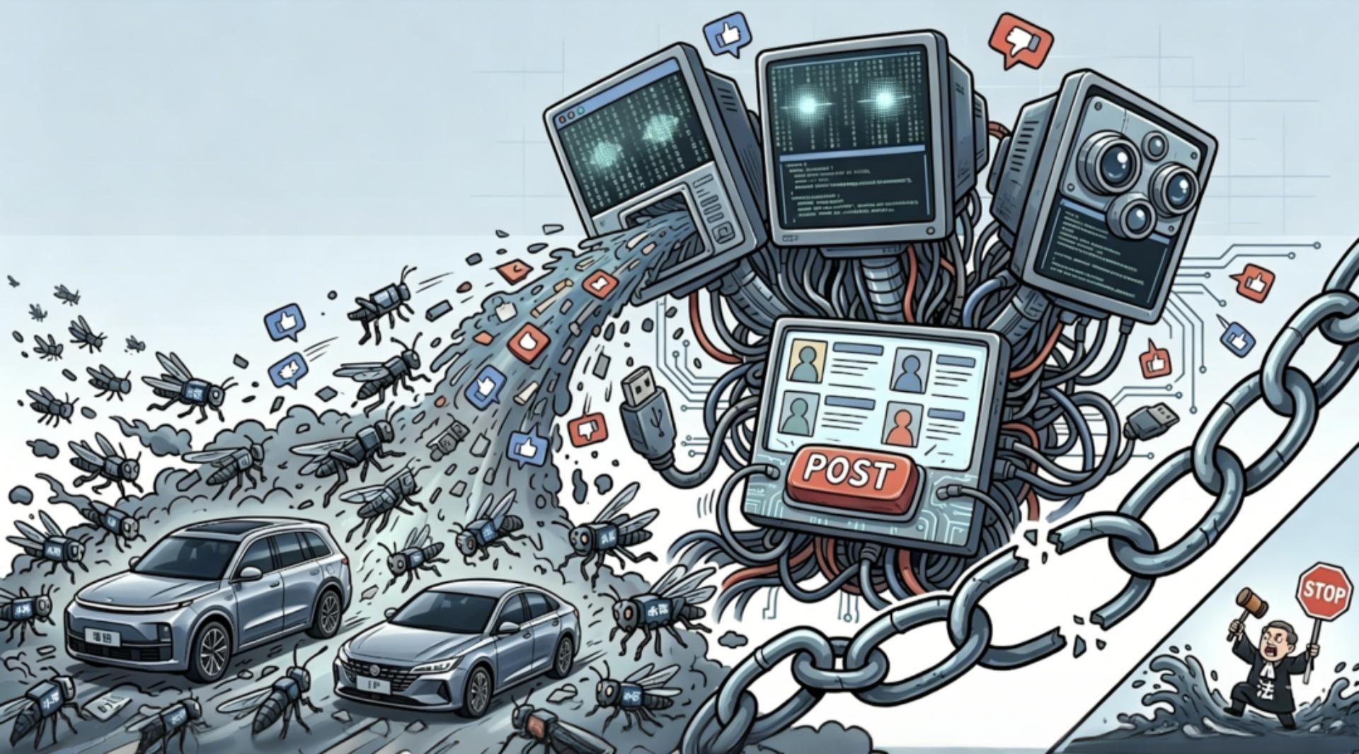 抓不到的汽车黑水军