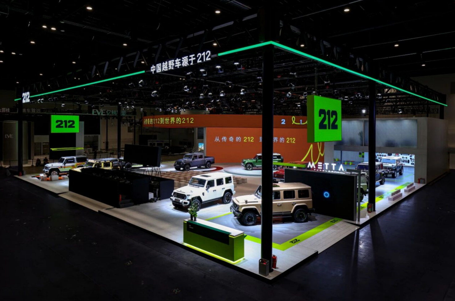 212越野车首次登陆北京国际车展