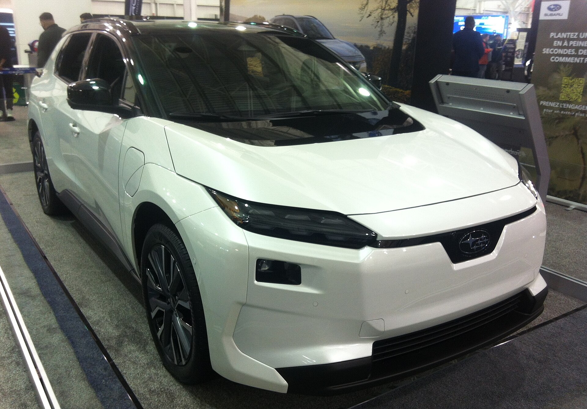蒙特利尔电动车展上的2026款Subaru Solterra