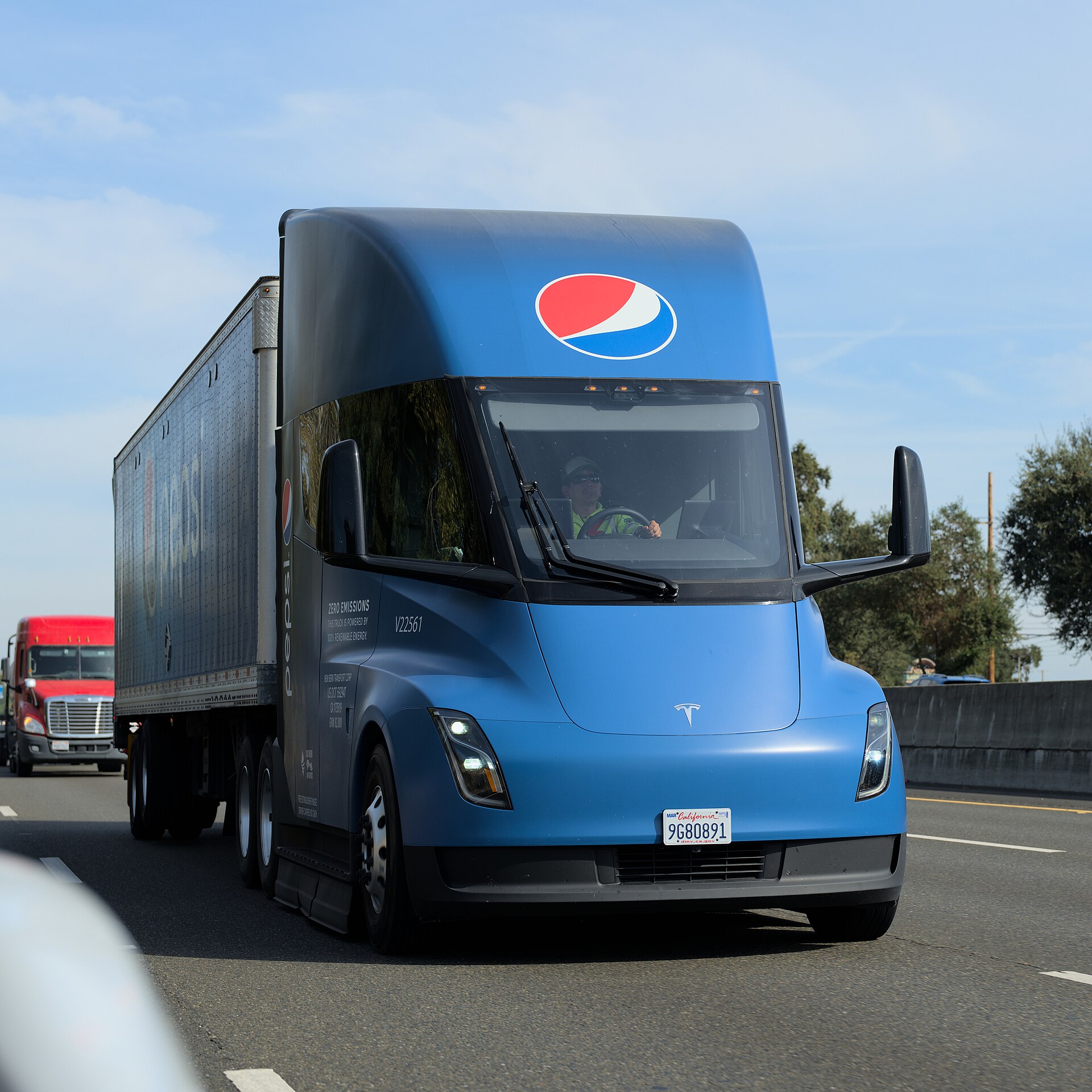 百事运营的Tesla Semi