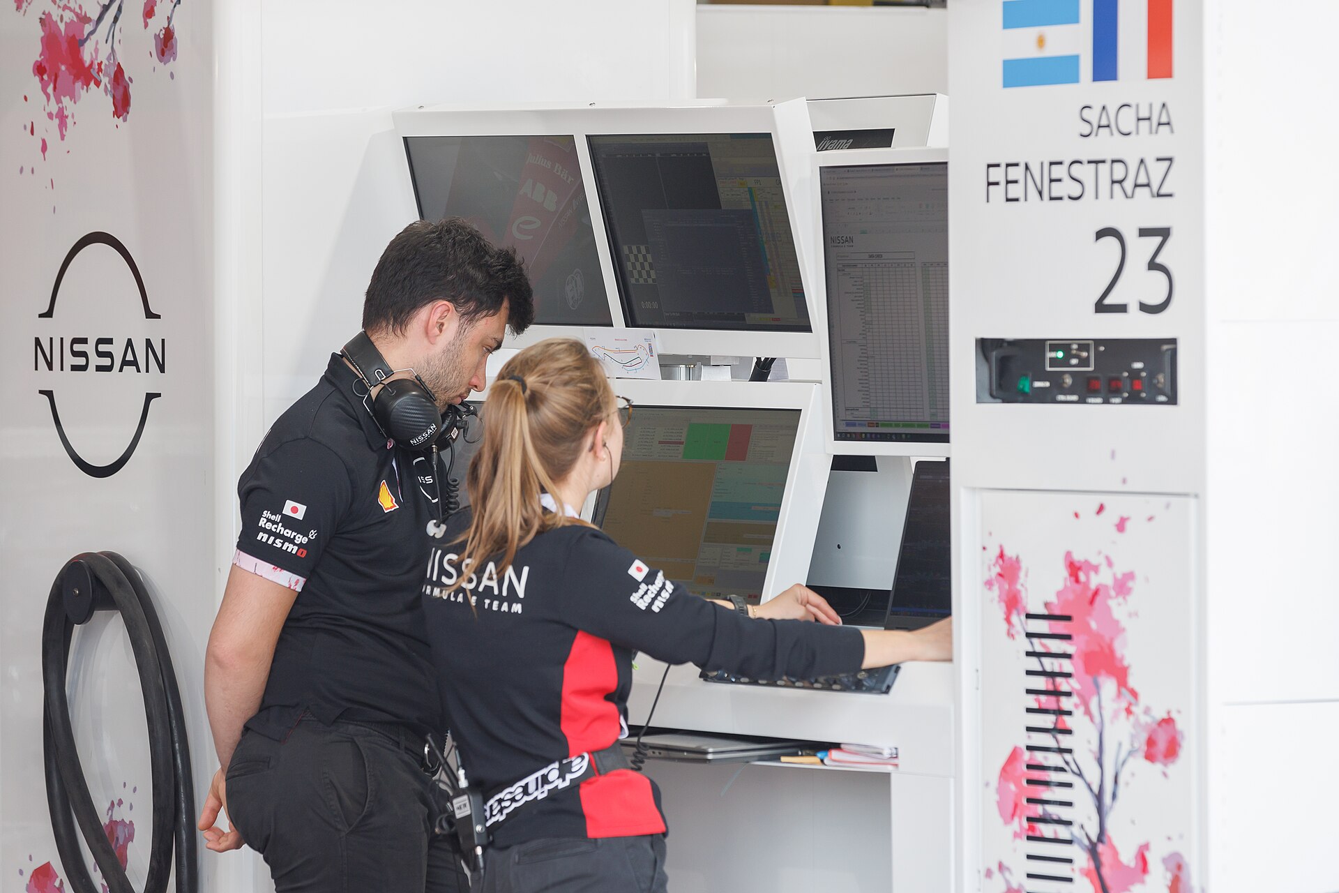 Formula E柏林赛场维修区