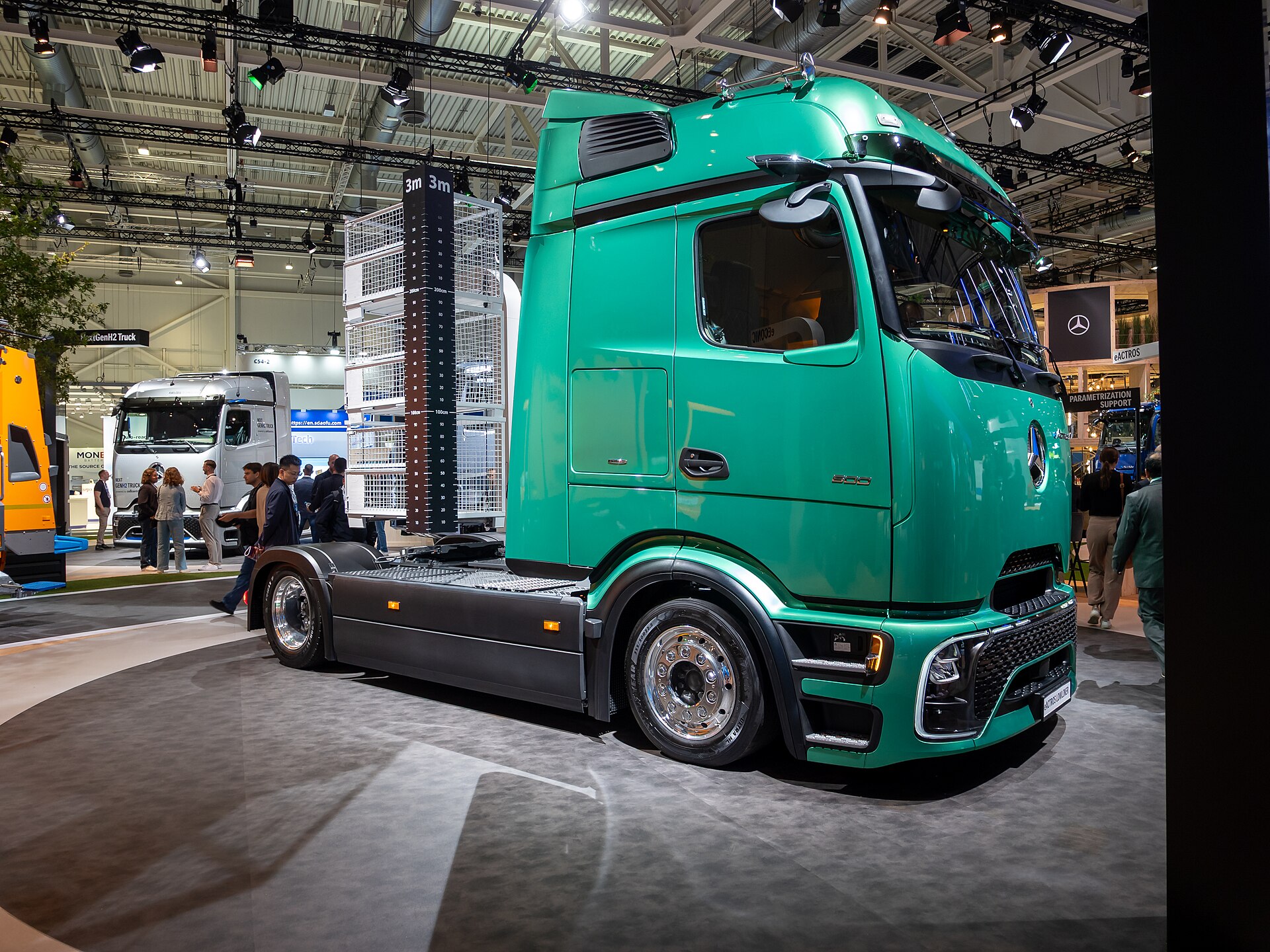 2026年汉诺威车展的Mercedes-Benz eActros 600 Lowliner，非本次季度销量统计发布现场资料图