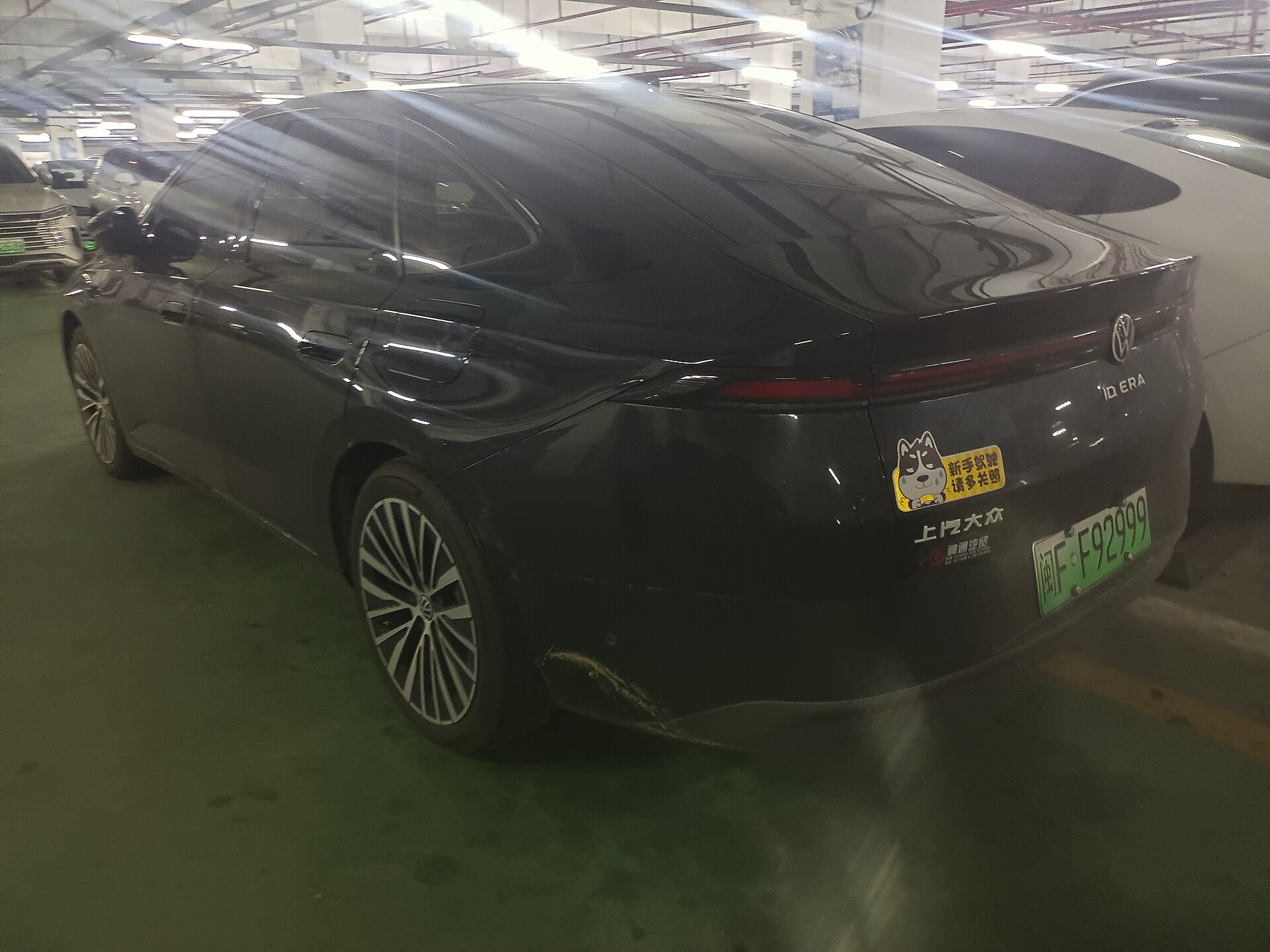 上汽大众ID. ERA 5X道路实车，2026年10月拍摄；对应CMP平台首款量产车型