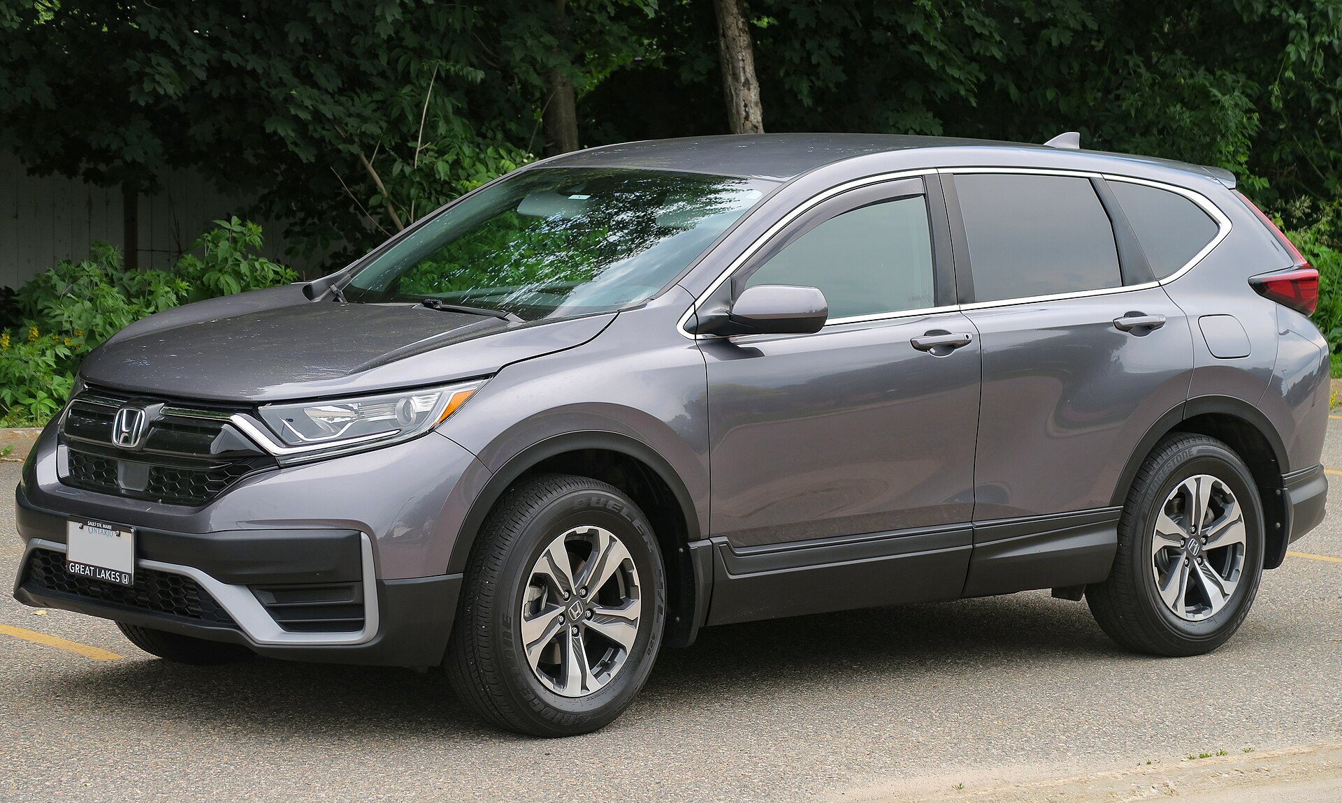 在加拿大安大略省拍摄、由Alliston工厂生产的Honda CR-V，资料图；对应加拿大制造环节